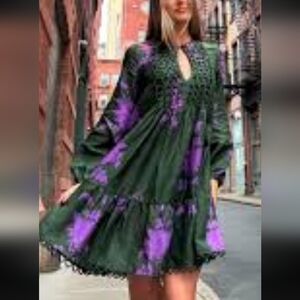 Cynthia Rowley Serrento Mini Dress Size XS Cotton